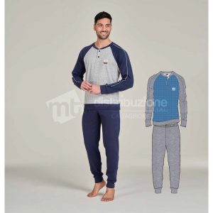 NOTTE&DÌ PIGIAMA UOMO CALDO COTONE NK84