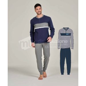 NOTTE&DÌ PIGIAMA UOMO CALDO COTONE NK86