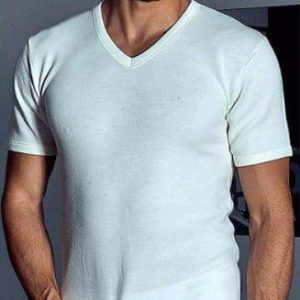 NOTTINGHAM MAGLIA UOMO M/M SCOLLO V LANA E COTONE TV18