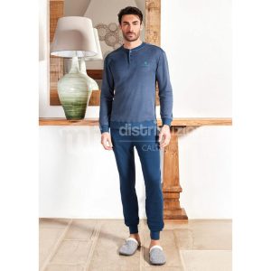 NOTTINGHAM PIGIAMA UOMO CALDO COTONE NPA138
