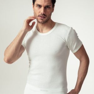 OLTREMARE MAGLIA UOMO GIROCOLLO M/M LANA E COTONE 820 CALIBRATO