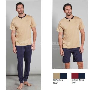 PAUL MARTIN TRIS PIGIAMA M/M UOMO COTONE 54469