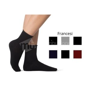 PEZZINI CALZINO DONNA CALDO COTONE SMOLLATO 301 CASUAL