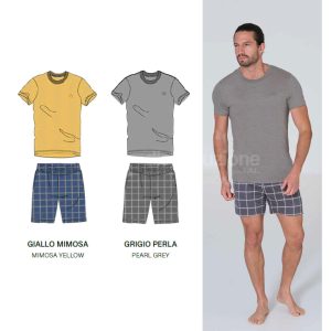 SERGIO TACCHINI PIGIAMA CORTO M/M UOMO COTONE PGI45A24