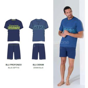 SERGIO TACCHINI PIGIAMA CORTO M/M UOMO COTONE PGI45A25