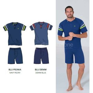 SERGIO TACCHINI PIGIAMA CORTO M/M UOMO COTONE PGI45B26