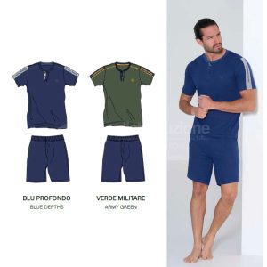 SERGIO TACCHINI PIGIAMA CORTO M/M UOMO COTONE PGI45B27
