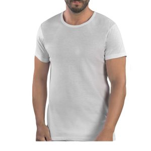 PRIMINTIMO MAGLIA UOMO M/M GIROCOLLO COTONE TP71_BIANCO