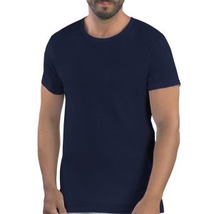 PRIMINTIMO MAGLIA UOMO M/M GIROCOLLO COTONE TP71_BLU