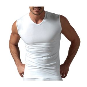 ROSSOPORPORA MAGLIA UOMO SMANICATA SCOLLO V COTONE 057