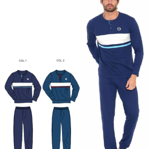 SERGIO TACCHINI PIGIAMA UOMO M/L COTONE PGI35A15