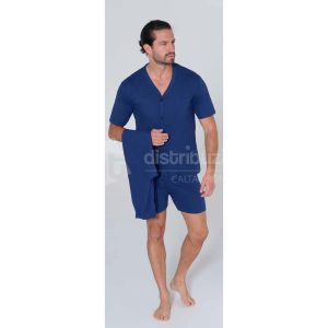 SERGIO TACCHINI TRIS PIGIAMA APERTO UOMO M/M COTONE PGI25B1