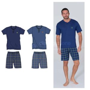 SERGIO TACCHINI PIGIAMA CORTO UOMO M/M COTONE PGI45A22