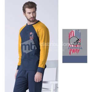 KARELPIÙ PIGIAMA RAGAZZO CALDO COTONE SK9341