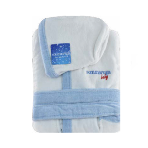SOMMARUGA ACCAPPATOIO BABY SPUGNA S100 CIELO