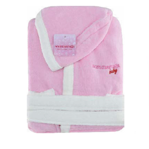 SOMMARUGA ACCAPPATOIO BABY SPUGNA S100 ROSA