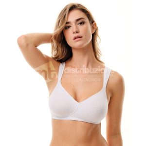 SPIMAN REGGISENO DONNA COTONE 2435_BIANCO