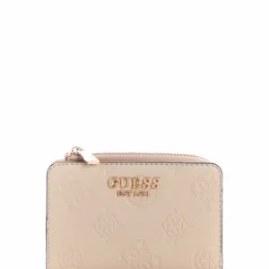 PORTAFOGLIO GUESS DONNA PICCOLO LAUREL II PD7459156 LIGHT TAUPE LOGO