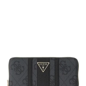 PORTAFOGLIO DONNA ZIP AROUND GUESS CARRIE LOGO SS9898146 COAL LOGO