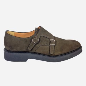 Church’s Scarpe Doppia Fibbia Camoscio COWES L