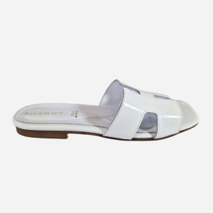Shaddy Ciabatta Vernice Bianca 241237