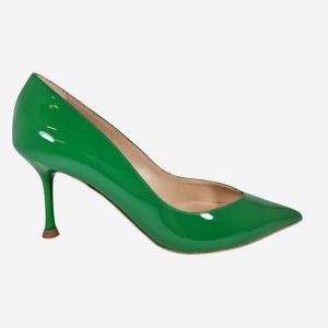 Bruglia Décolleté Vernice Verde 0455