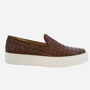 Exton Slip On Intrecciata 523E Cuoio