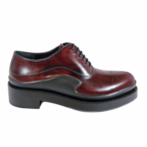 Prada Scarpa Allacciata Bordeaux 1E050G