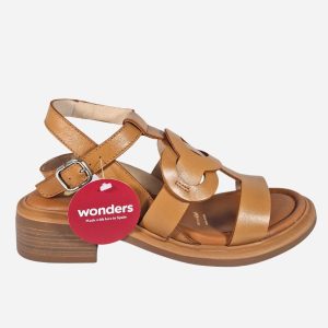 Wonders Sandali Intrecciati Cuoio B9603