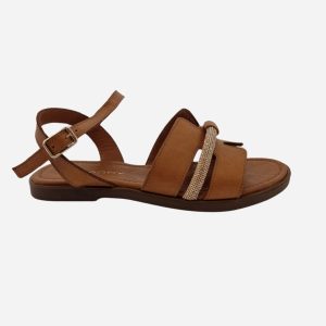 Shaddy Sandalo Strass Cuoio 240032