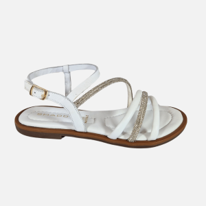 Shaddy Sandali Strass Bianchi 251227