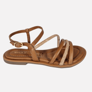 Shaddy Sandali Strass Cuoio 251227