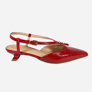 Franco Russo Slingback in Naplak Rosso 4012S