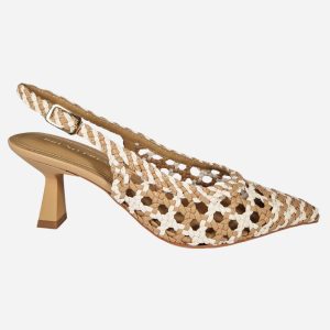 Bruno Premi Slingback Intrecciata Cuoio Beige BL0411X