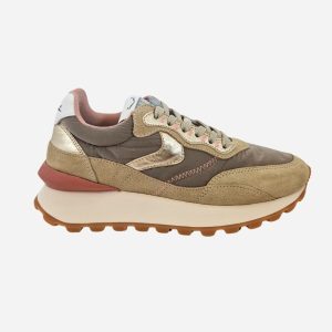 Voile Blanche Sneakers Beige/Oro QWARK