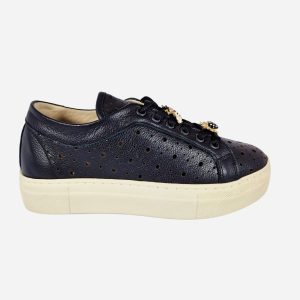 Wave Sneakers Forate Api Nero 23052