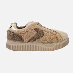Voile Blanche Sneakers Beige LIPARI CURLY