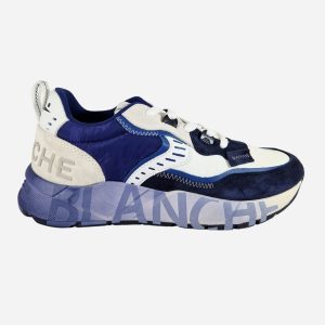 Voile Blanche Sneakers Bianco Blu CLUB01