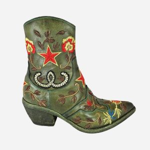 Fauzian Jeunesse Stivale Verde 3856