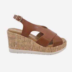 Repo Sandali Zeppa Cuoio 51267