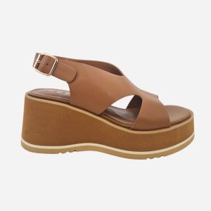 Repo Sandali Zeppa Cuoio 61204